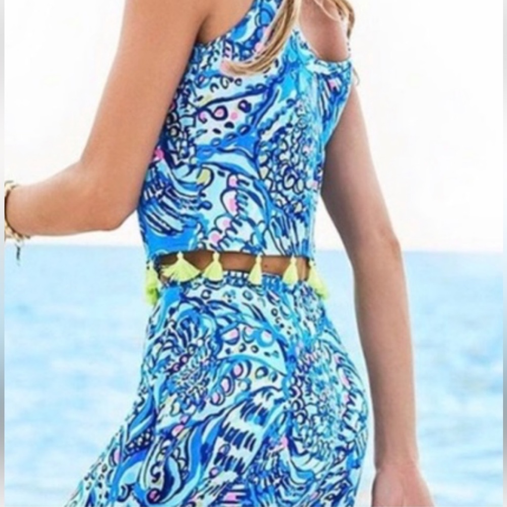 Lilly Pulitzer Ramona Crop Top 2-Piece Set. Size 4.